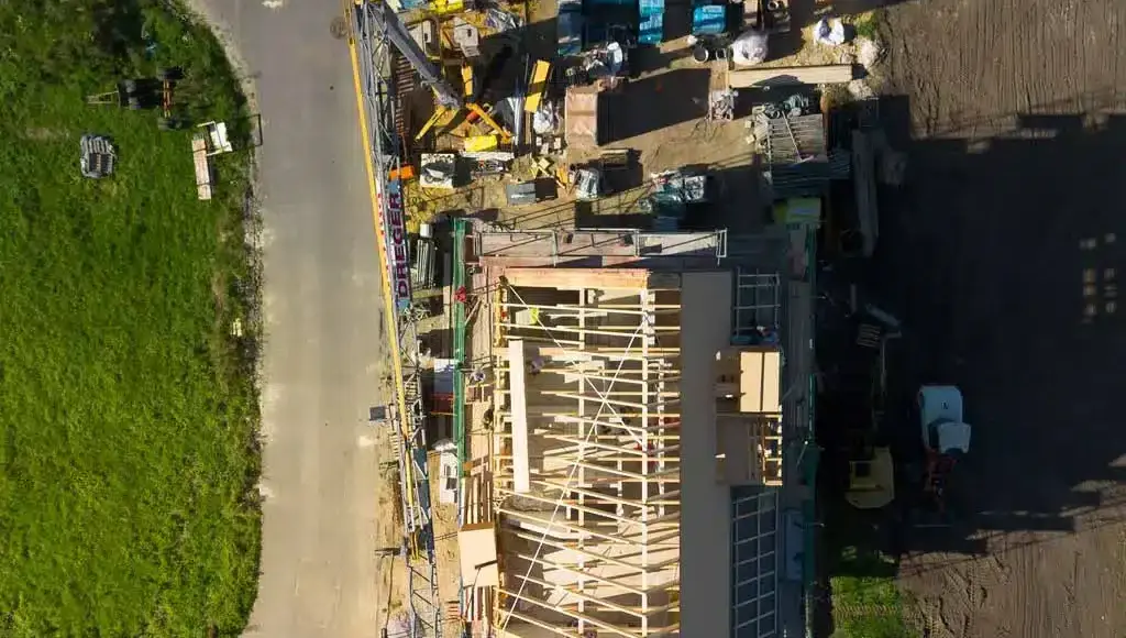 Oppenhome Immobilien - Neubau-Erdgeschosswohnung in Senden (Außenansicht von oben)